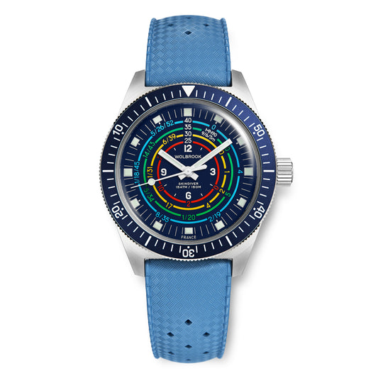 Skindiver Decompression Automatic Watch - MN90 - Blue