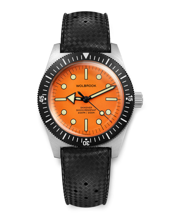 Skindiver Automatic Dive Watch - 38 mm - Orange