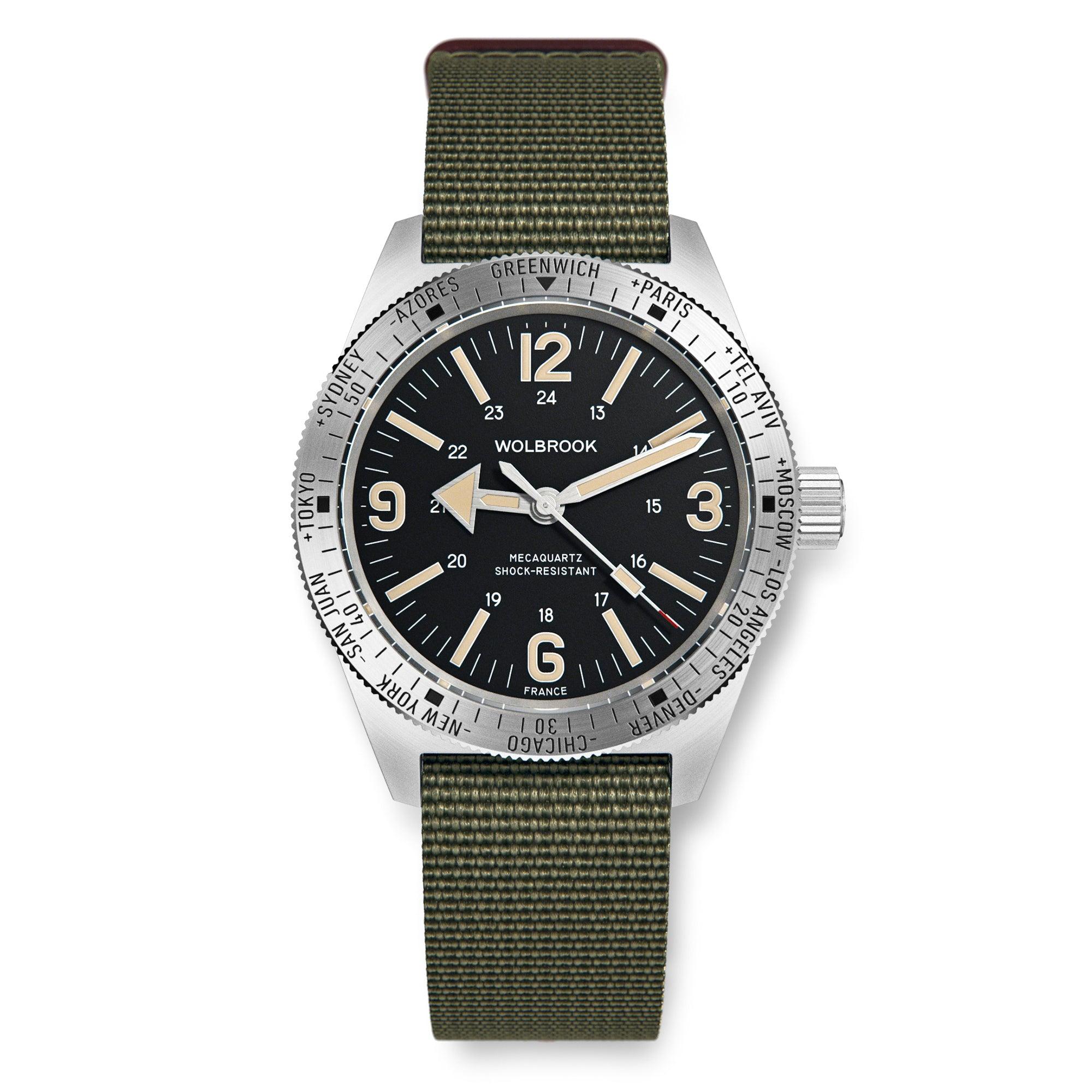 Skindiver WT Mecaquartz Watch Vintage Steel – Wolbrook Watches