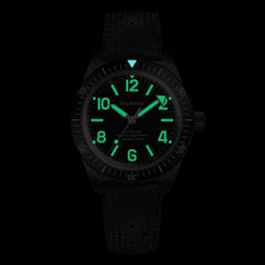 Skindiver Automatic Watch - Green Lum & Black PVD