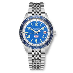 Grand Prix WT Automatic Racing Watch - Blue Bezel - Charles Deutsch CD Dyna 1962 Limited Edition