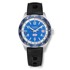 Wolbrook Grand Prix WT Automatic Racing Watch - Blue Bezel - Charles Deutsch CD Dyna 1962 Limited Edition