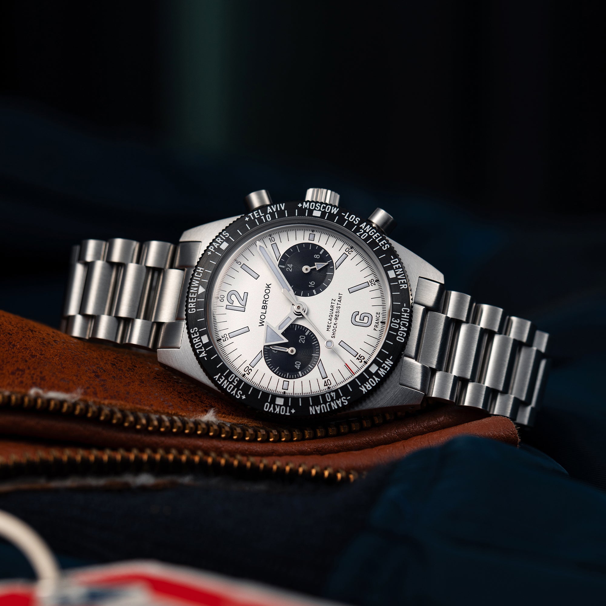 Skindiver WT Chrono-Mecaquartz Panda Chronograph