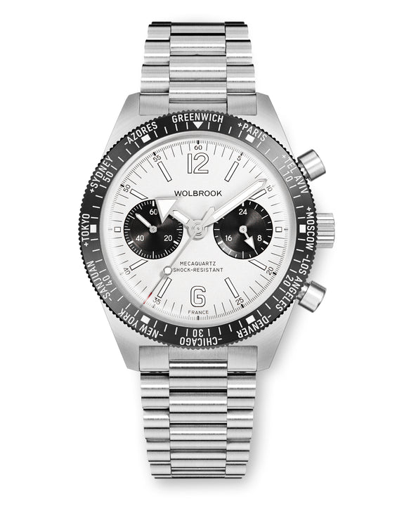 Skindiver WT Chrono-Mecaquartz Panda Chronograph