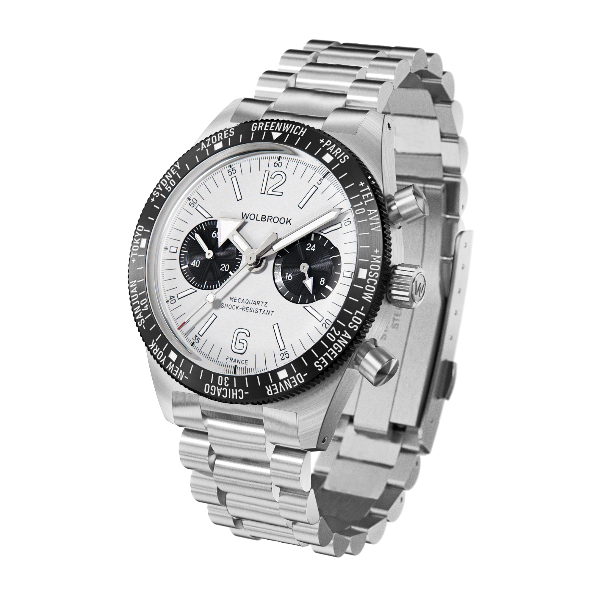 Skindiver WT Chrono-Mecaquartz Panda Chronograph