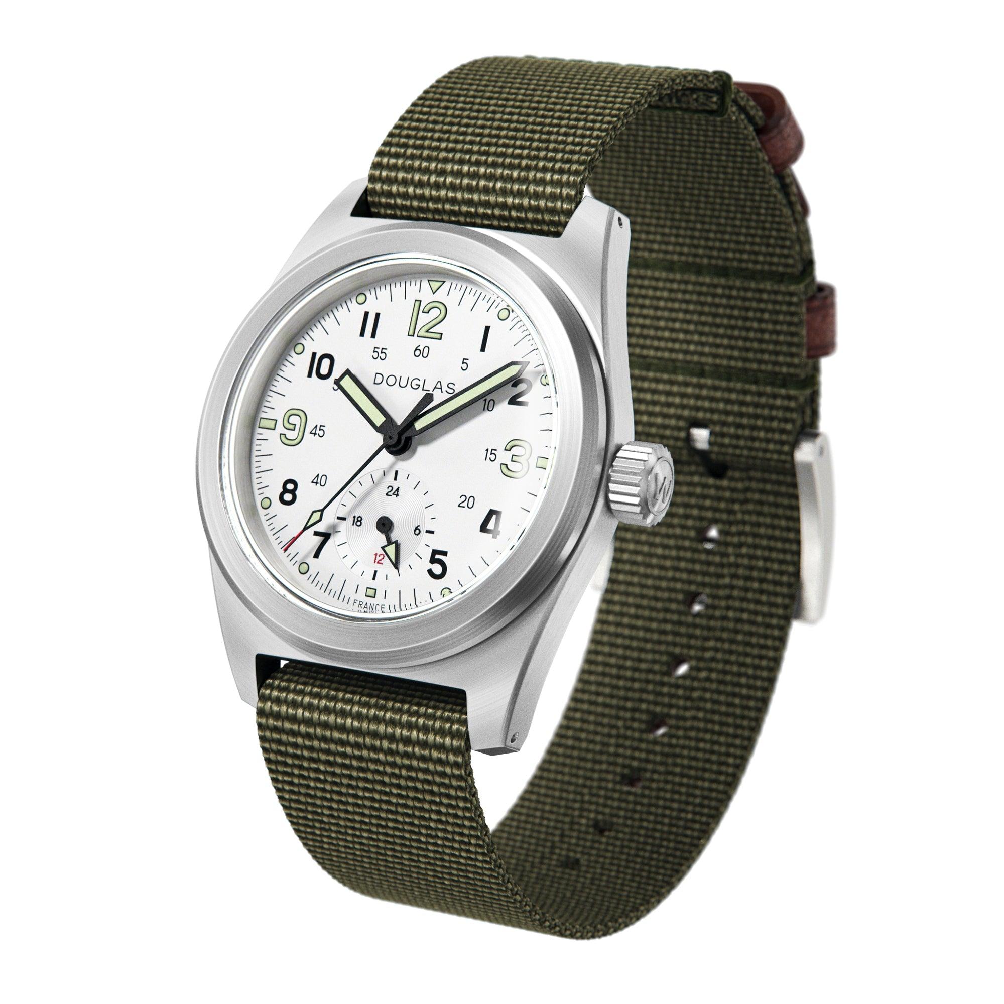 Outrider Professional Mecaquartz 38 Field Watch – White - Limited Edition