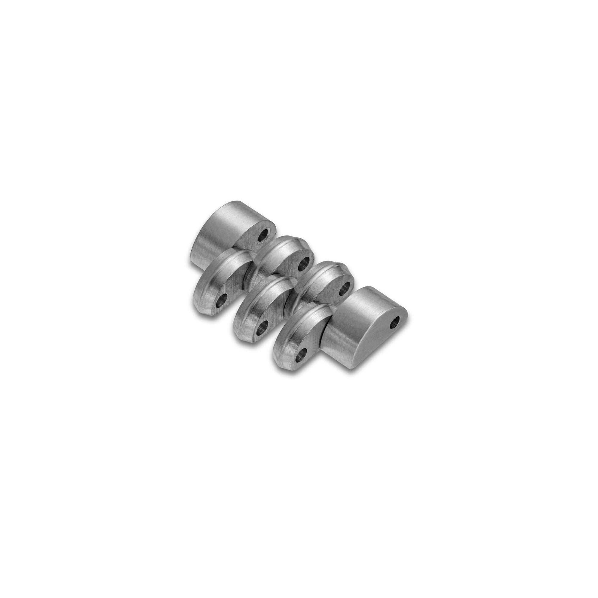 Beads of Rice Bracelet Steel - Links only
