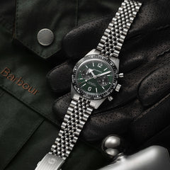 Skindiver WT Chrono-Mecaquartz Green Chronograph