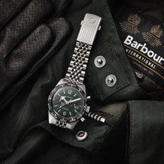 Skindiver WT Chrono-Mecaquartz Green Chronograph