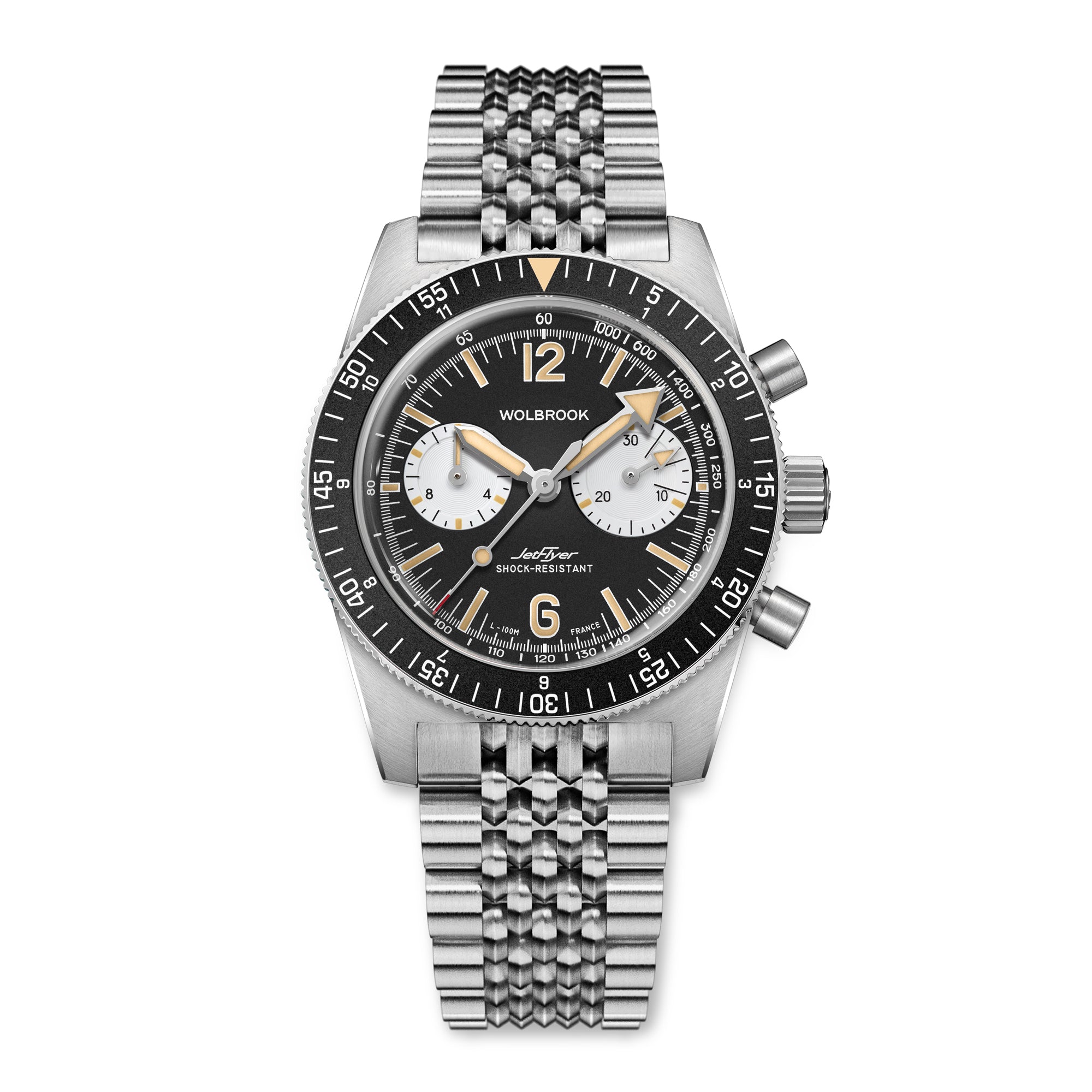 JetFlyer Automatic Chronograph - Reverse Panda Vintage