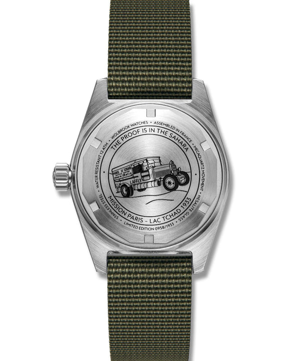 Outrider Professional Mecaquartz 38 Field Watch – French Army Green - Limited Edition