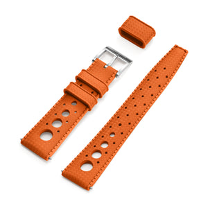 Orange "Rally" Tropic Rubber Strap