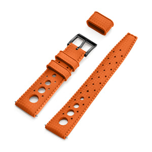Orange "Rally" Tropic Rubber Strap