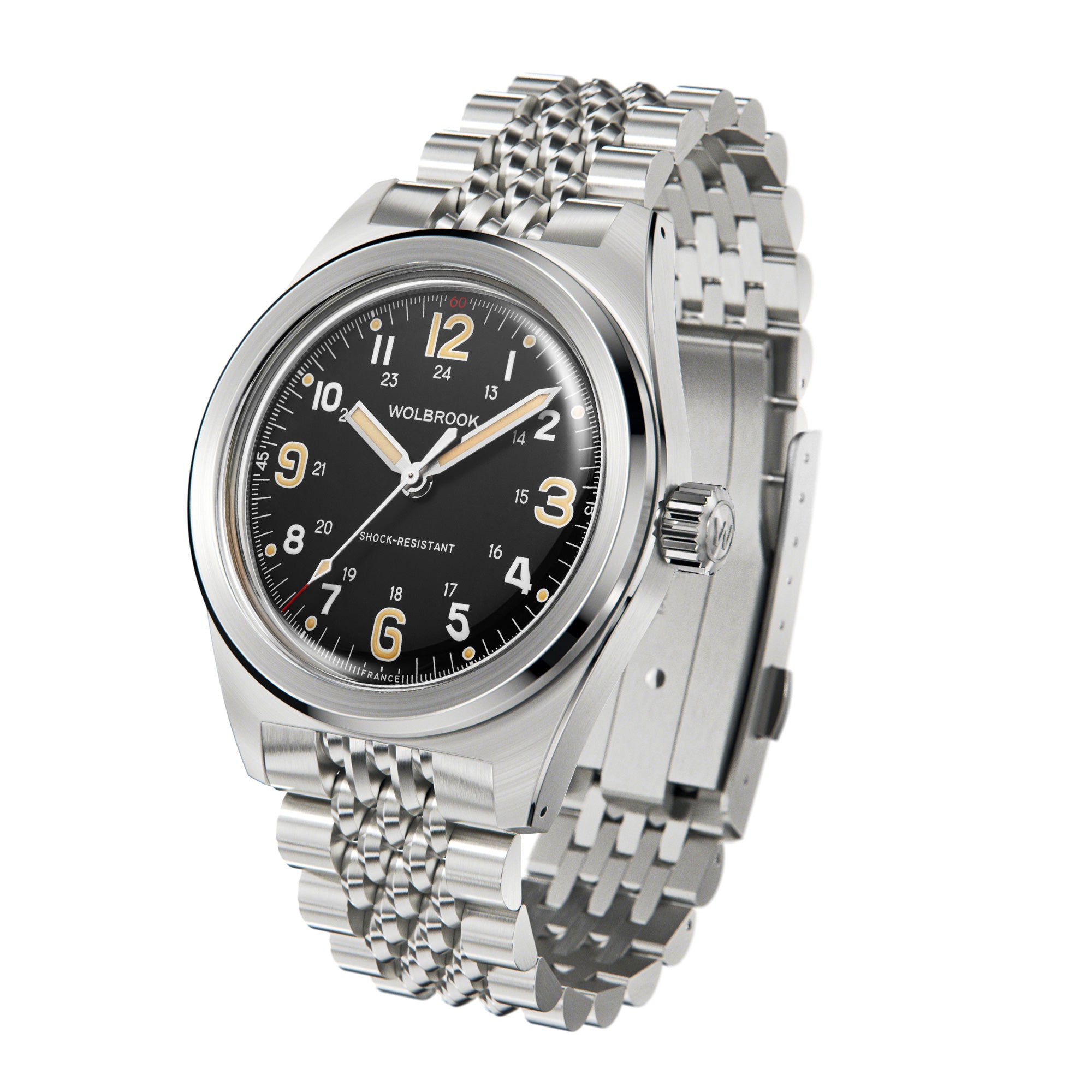 Outrider Automatic Watch – Black Vintage, No Date