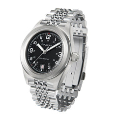 Outrider Professional Tool-Watch – Black & White Lum - Wolbrook Watches