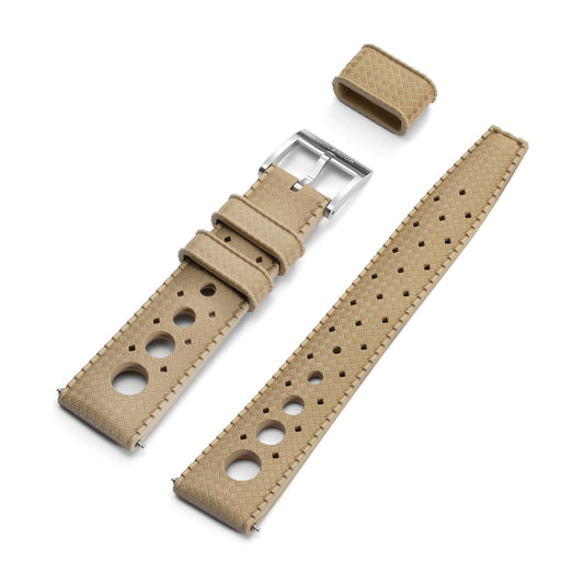 Desert "Rally" Tropic Rubber Strap & Steel Buckle - Wolbrook Watches