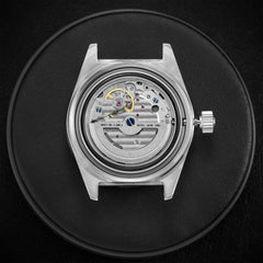 Skindiver WT Automatic Watch - Black Bezel & Vintage Lum - Wolbrook Watches
