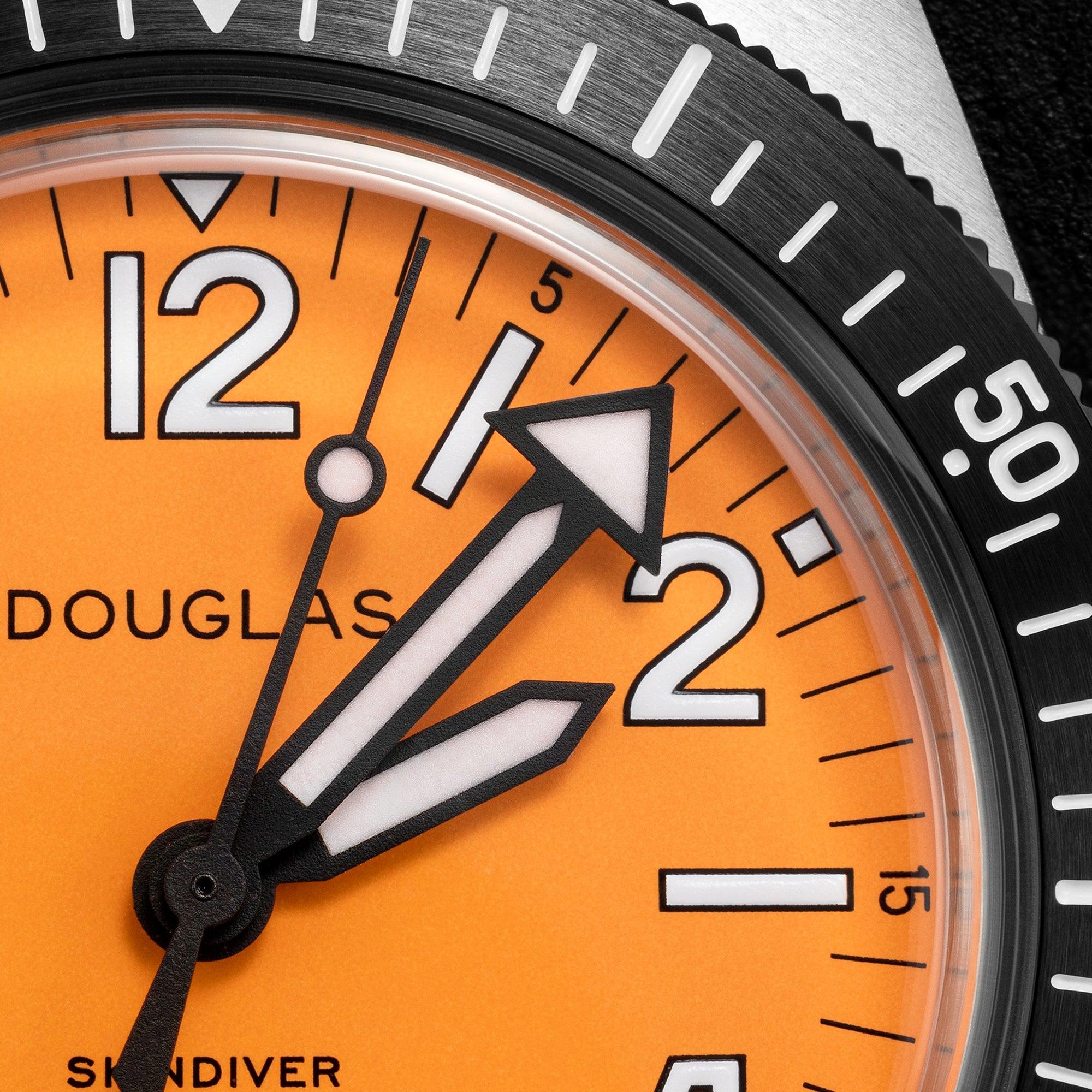 Skindiver Professional Tool-Watch - Orange Dial