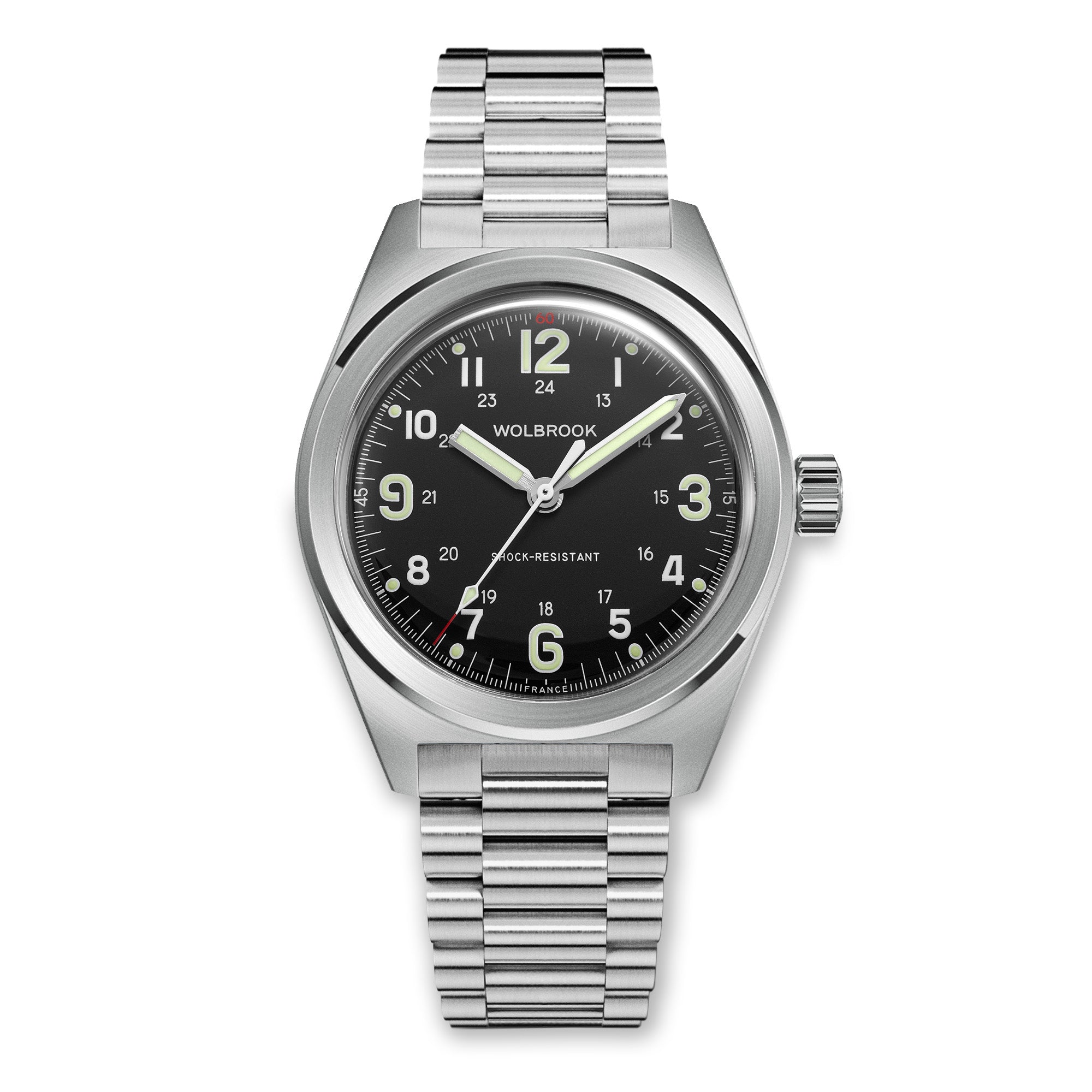 Outrider Automatic Watch – Black Dial, No Date