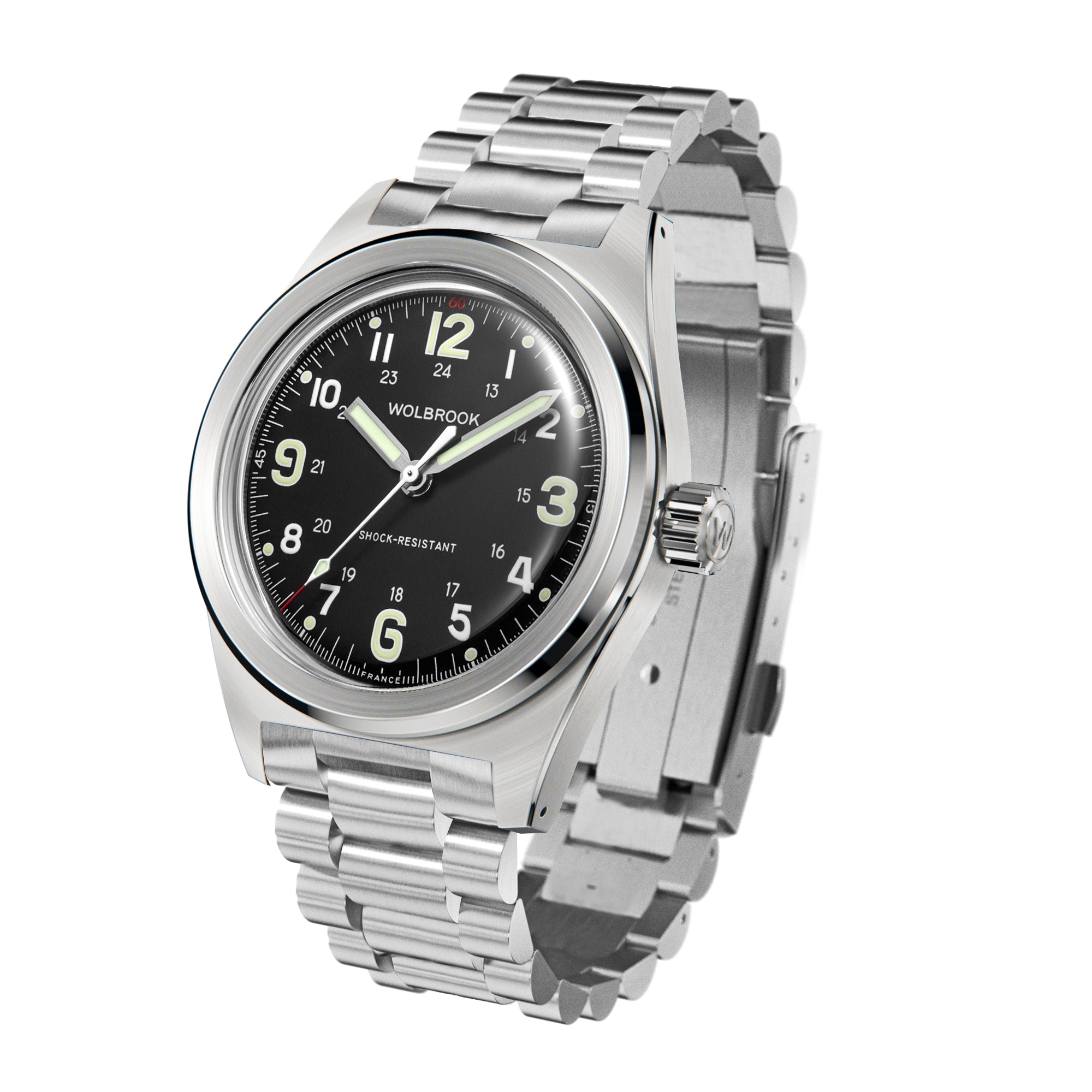 Outrider Automatic Watch – Black Dial, No Date