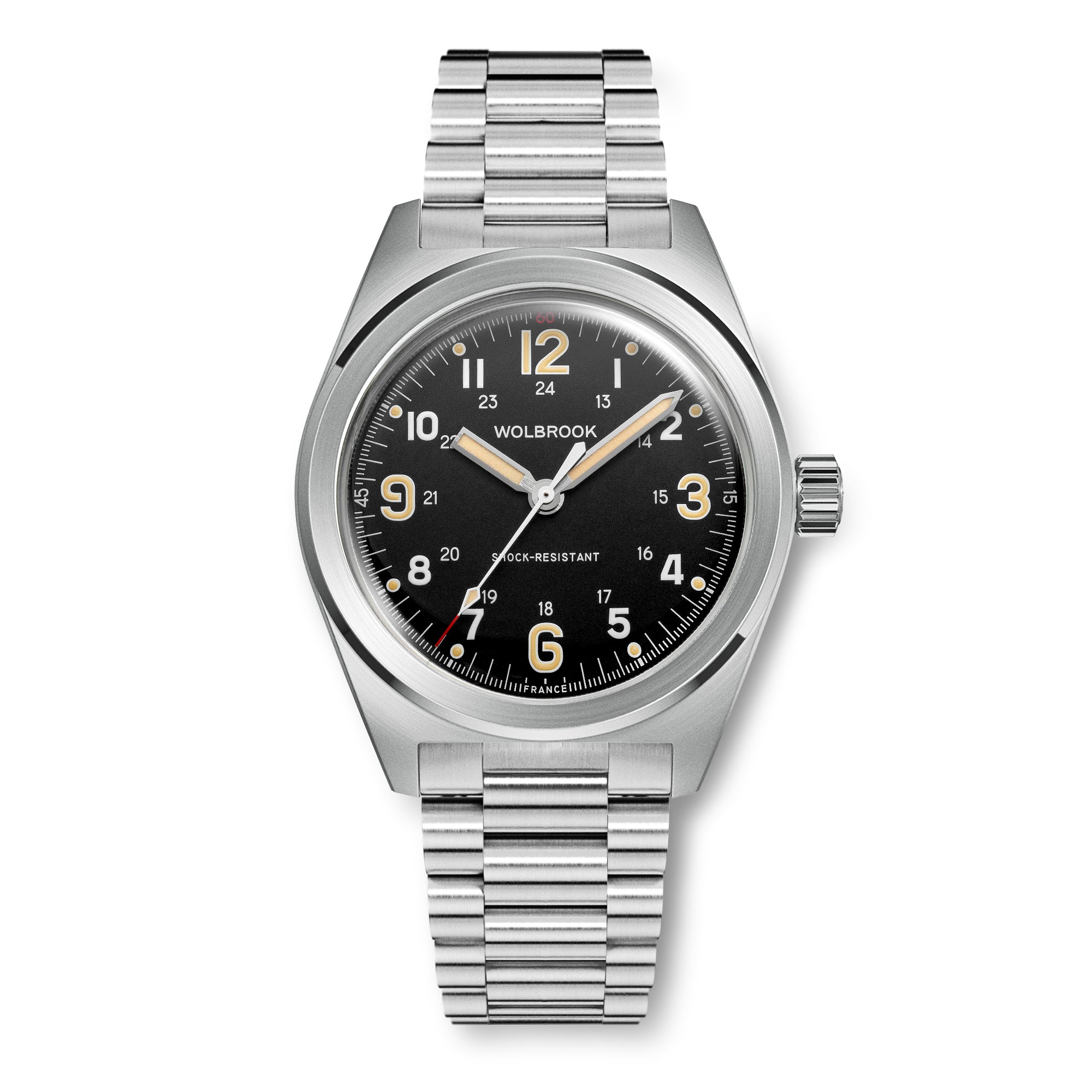 Outrider Automatic Watch – Black Vintage, No Date