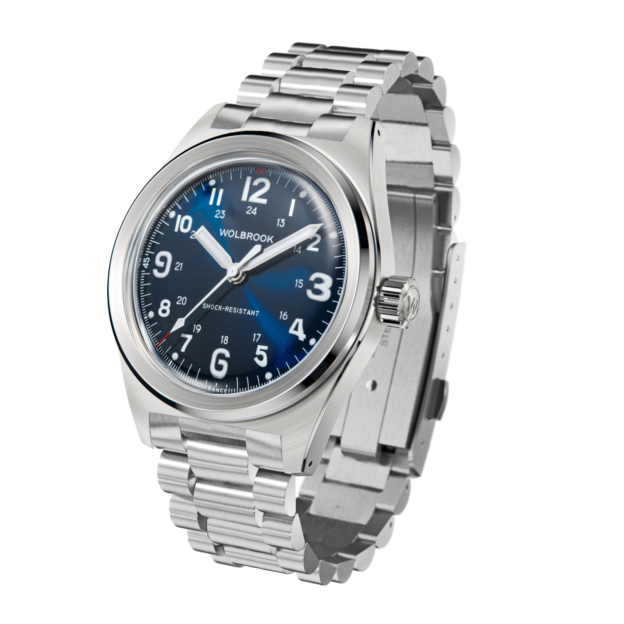 Outrider Automatic Watch – Blue, No Date