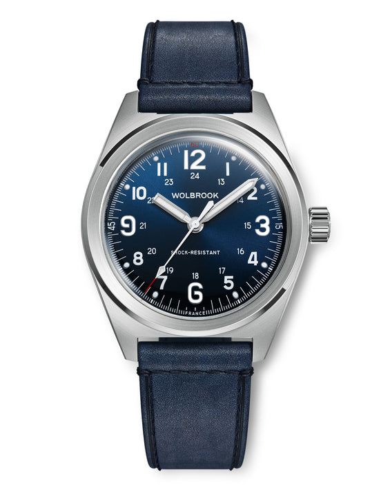 Outrider Automatic Watch – Blue, No Date