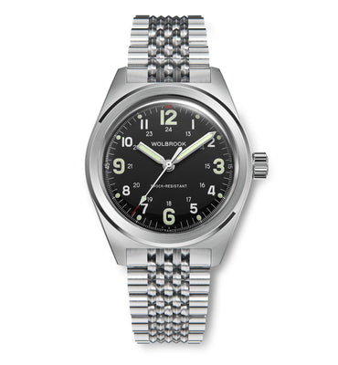 Outrider Automatic Watch – Black Dial, No Date