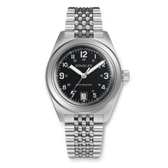Outrider Professional Tool-Watch – Black & White Lum - Wolbrook Watches