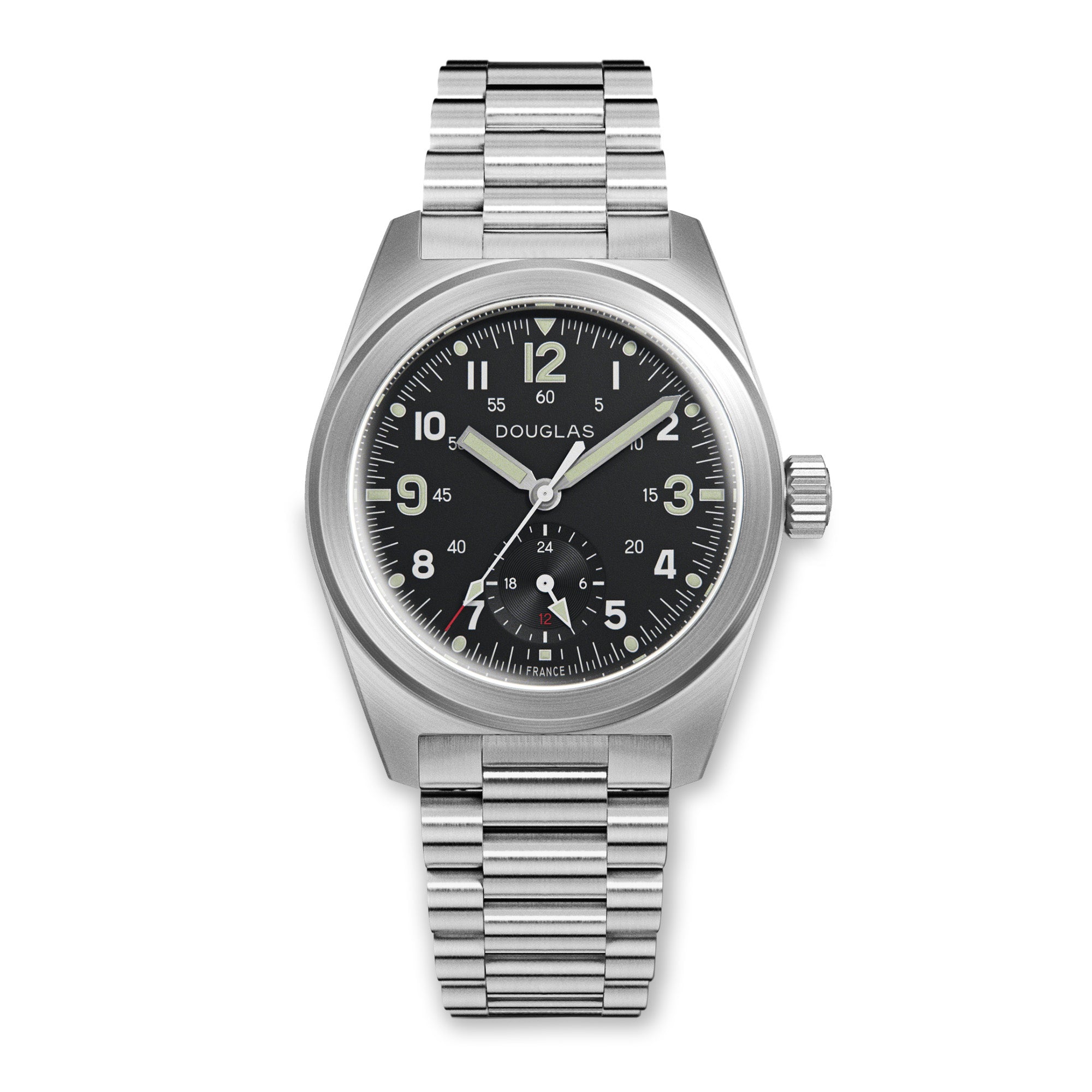 Outrider Professional Mecaquartz 38 Field Watch – Black
