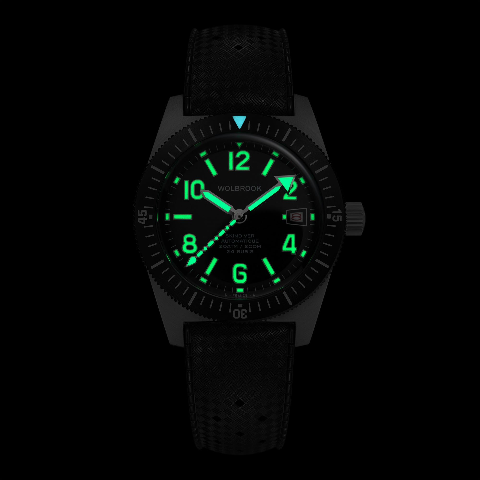 Skindiver Automatic 38 mm Even Numerals Dive Watch - Cédric Dodane Edition