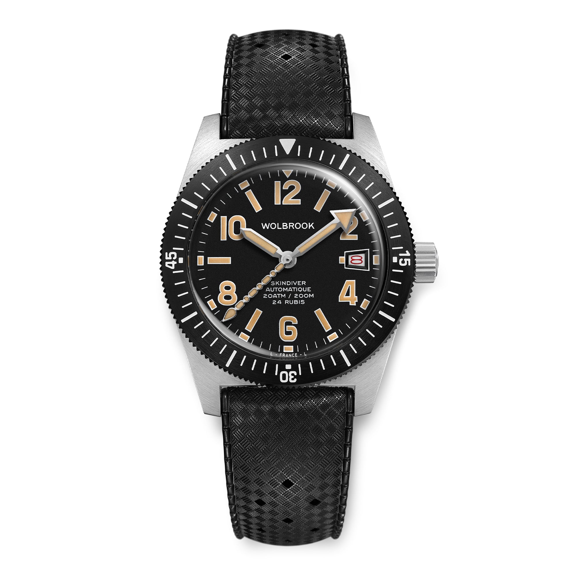 Skindiver Automatic 38 mm Even Numerals Dive Watch - Cédric Dodane Edition