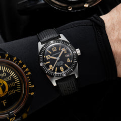 Skindiver Automatic 38 mm Even Numerals Dive Watch - Cédric Dodane Edition