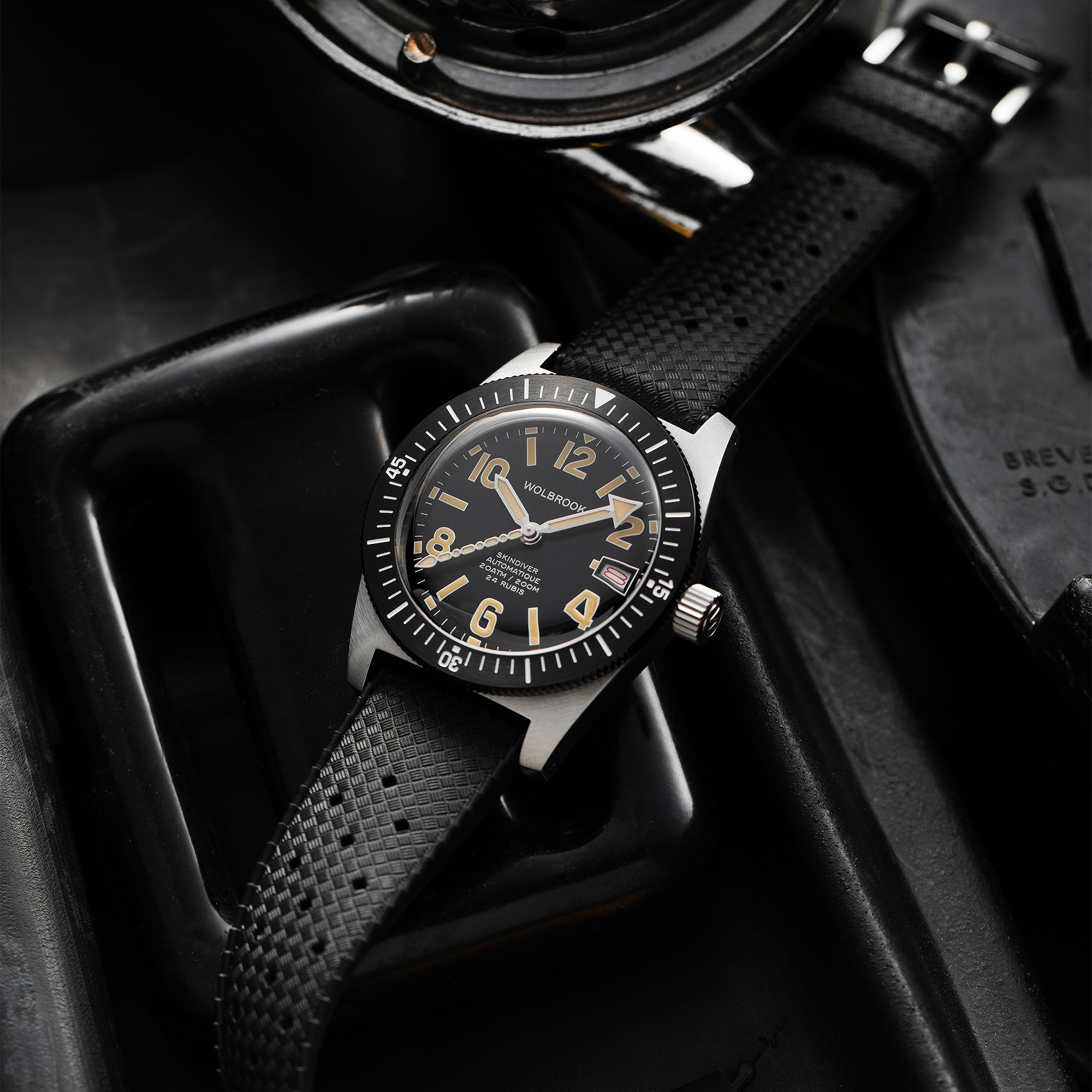 Skindiver Automatic 38 mm Even Numerals Dive Watch - Cédric Dodane Edition