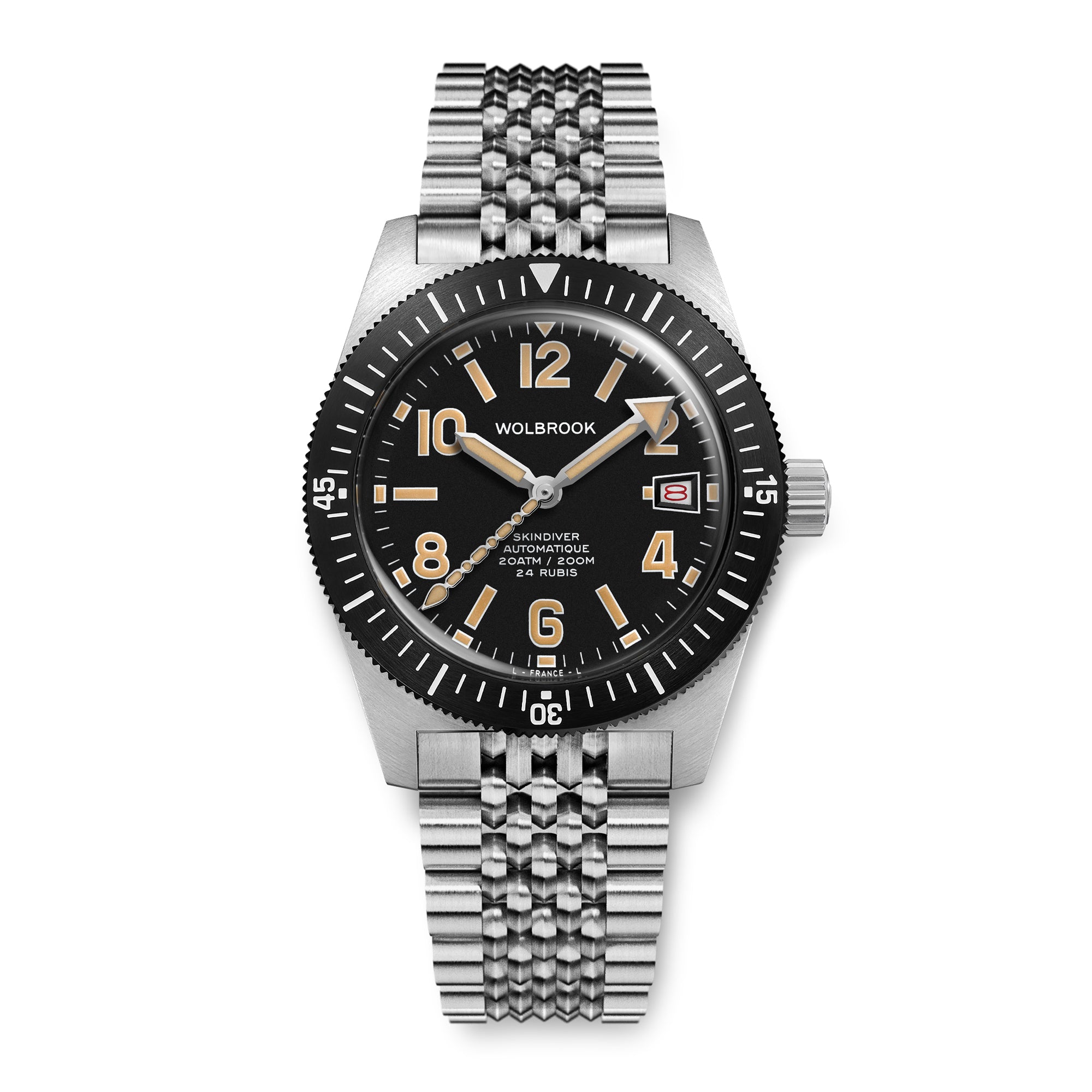 Skindiver Automatic 38 mm Even Numerals Dive Watch - Cédric Dodane Edition