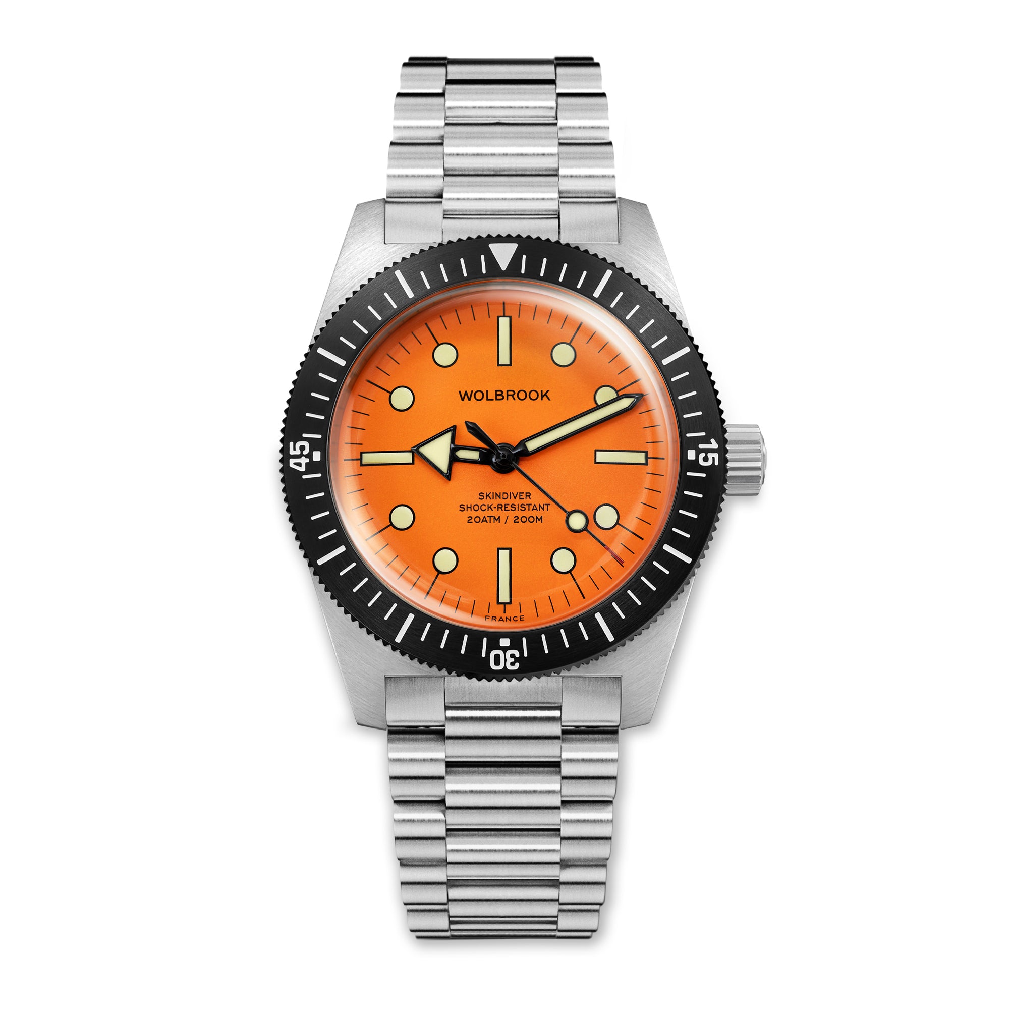 Skindiver Automatic Dive Watch - 38 mm - Orange