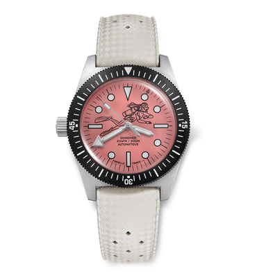 Skindiver Automatic 38 mm Dive Watch - Pink October Edition