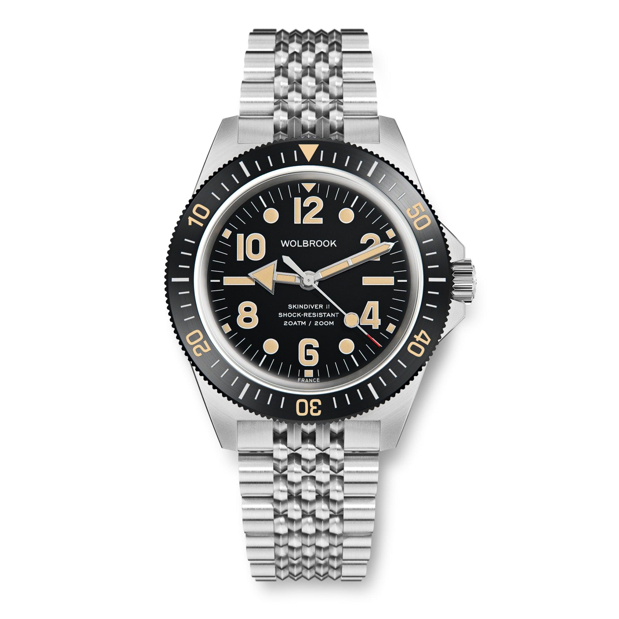 Skindiver II Automatic Dive Watch - "Jumbo Indices" & Vintage Lum - Wolbrook Watches