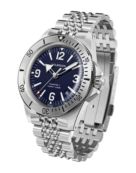 Skindiver II Automatic Bracelet Dive Watch - Blue