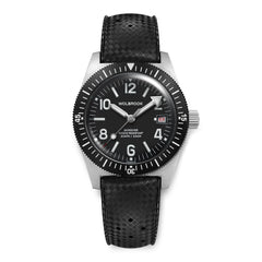 Skindiver Automatic 38 mm Even Numerals Dive Watch - White Lume