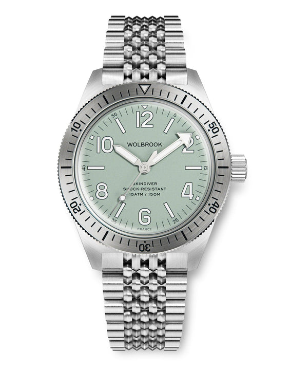 Skindiver Automatic Watch – Celadon Green