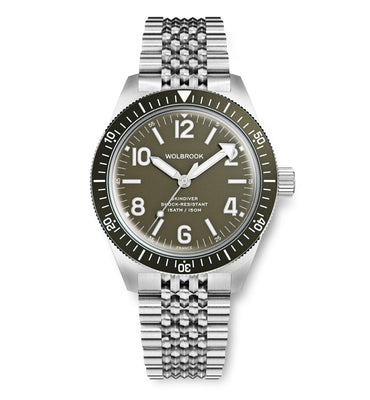 Skindiver Automatic Watch - French Military Green