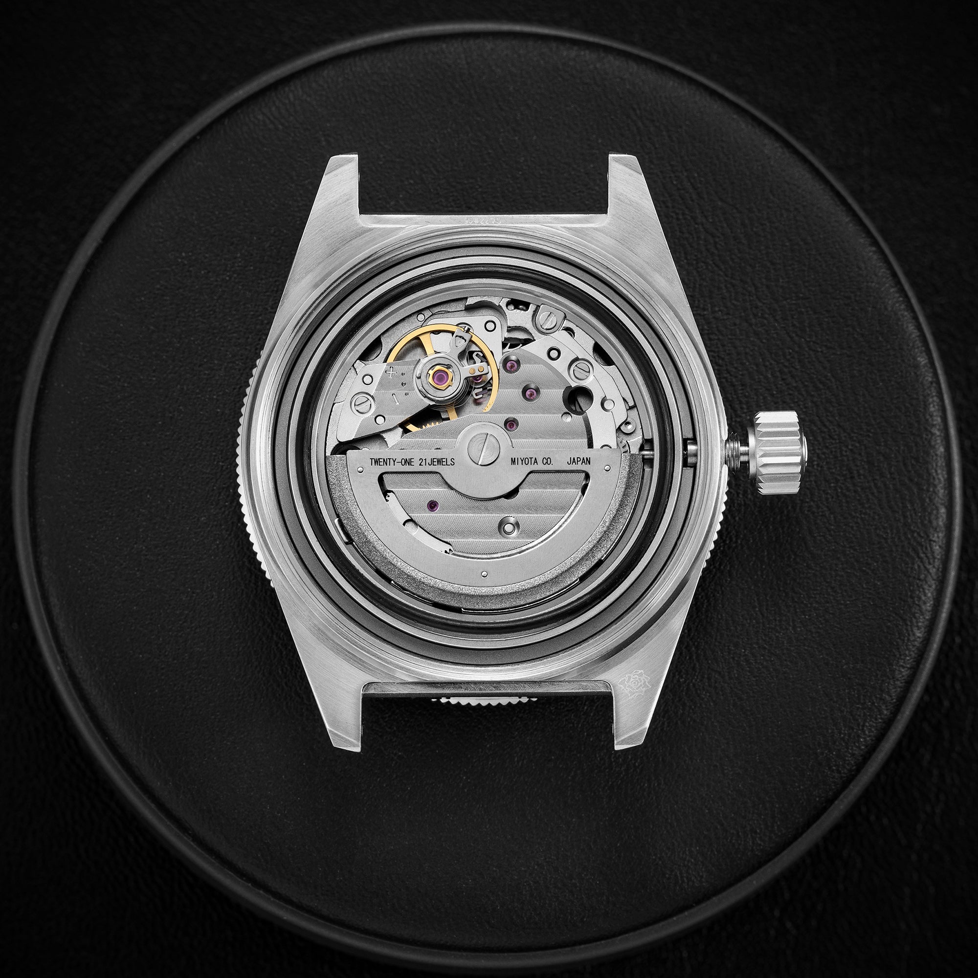 Skindiver Automatic Watch - Green Lum & Black Dial
