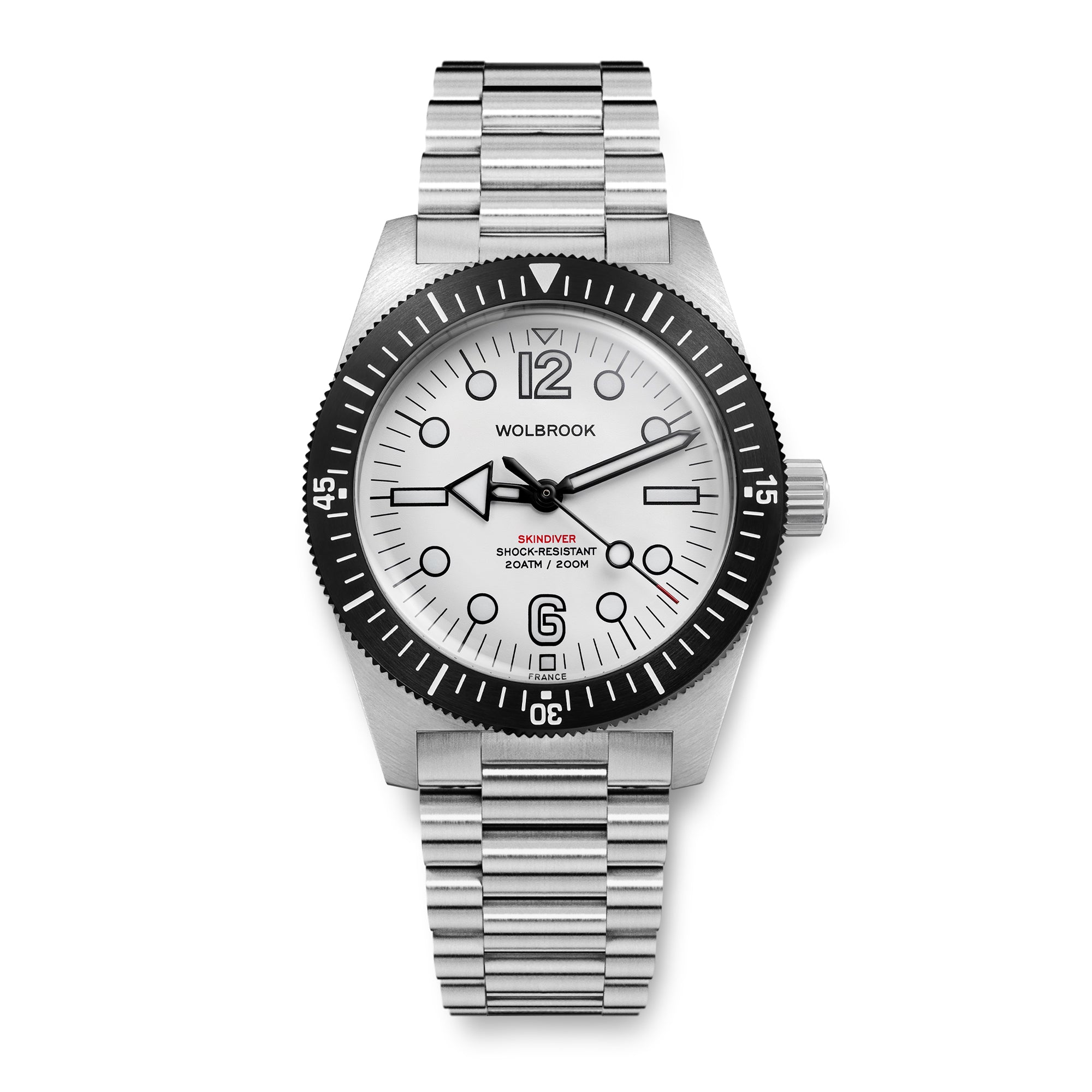 Skindiver Automatic 38 mm Jumbo Dive Watch - Arctic