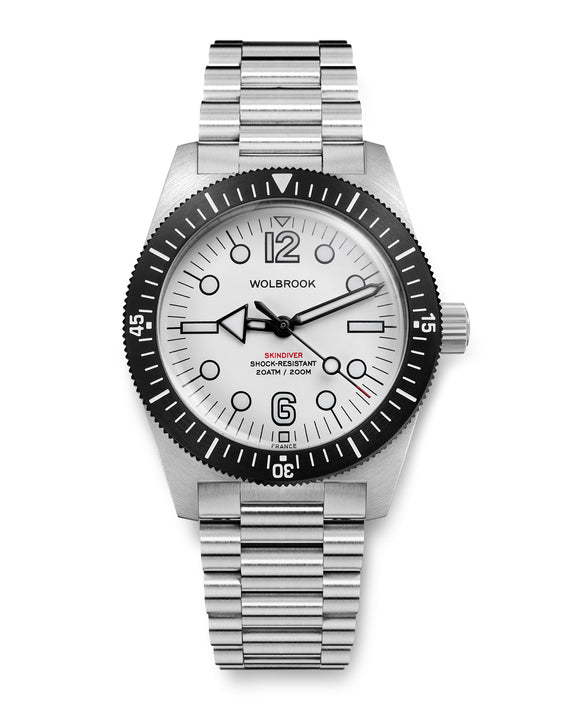 Skindiver Automatic 38 mm Jumbo Dive Watch - Arctic