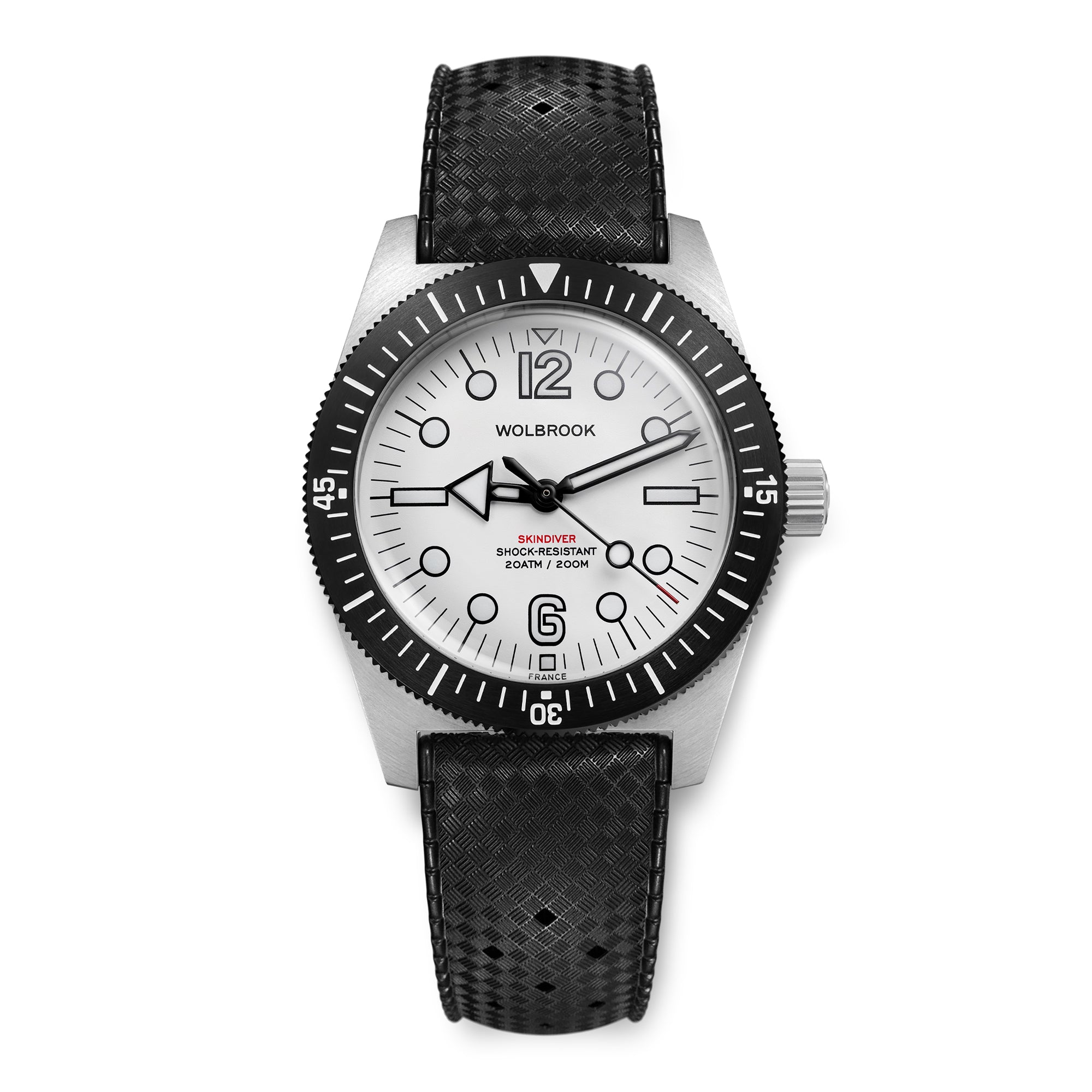 Skindiver Automatic 38 mm Jumbo Dive Watch - Arctic