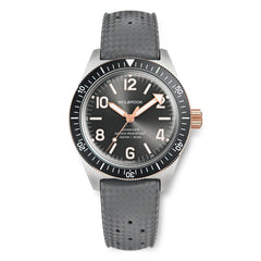 Skindiver Automatic Watch – Two-Tone Grey Sunray - Wolbrook Watches