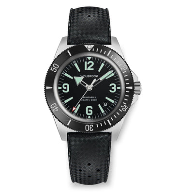 Skindiver II Automatic Dive Watch - Green Lum & Black Dial