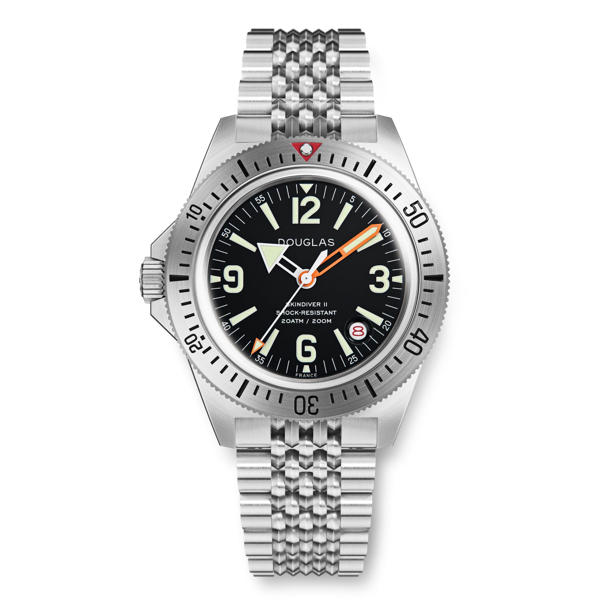 Skindiver II Professional Diving Watch Orange Hand – Wolbrook
