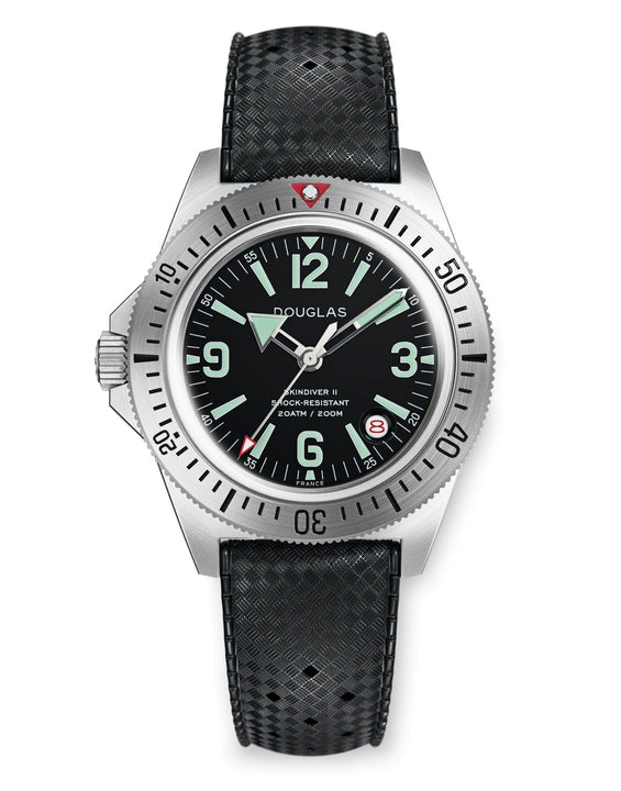 Skindiver II Professional Diving Watch - Green Lum & Black Dial